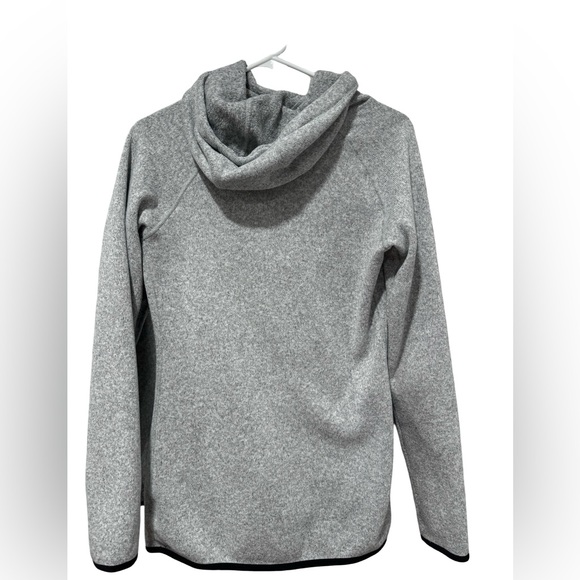 Nike Ladies Fleece Therma-Fit Hoodie Small Heathered Gray - Picture 2 of 3